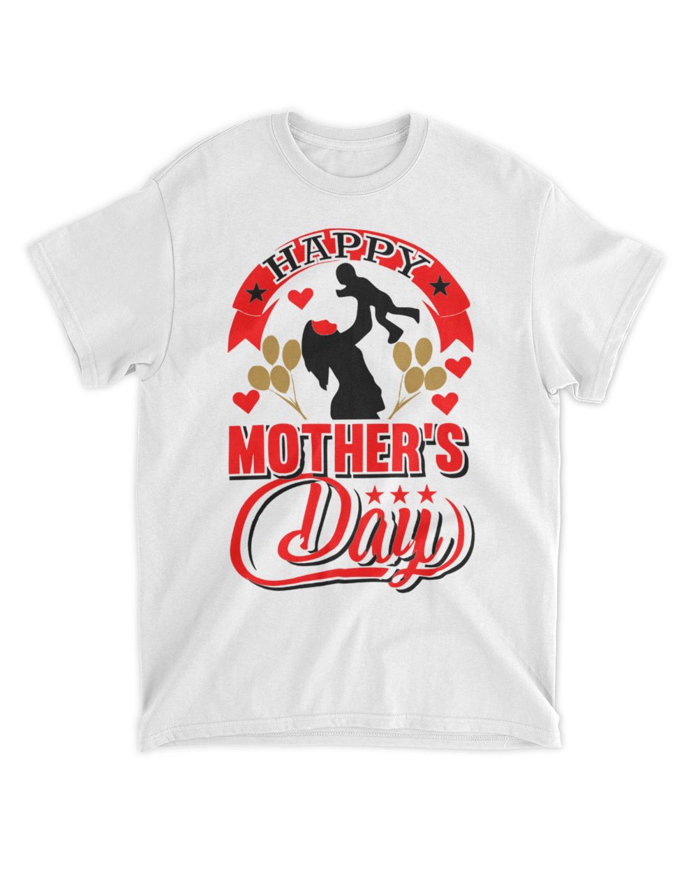 Happy Mother S Day Unisex Standard T-Shirt white s